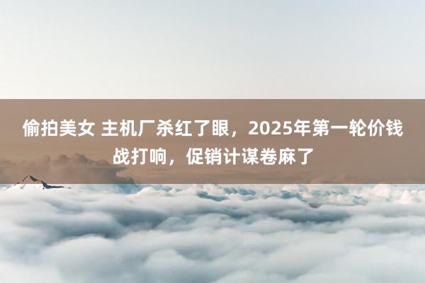 偷拍美女 主机厂杀红了眼，2025年第一轮价钱战打响，促销计谋卷麻了