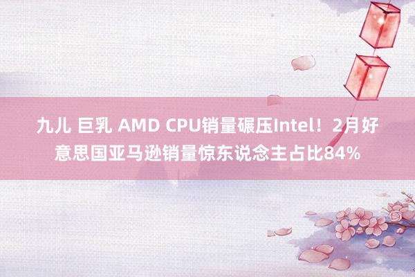 九儿 巨乳 AMD CPU销量碾压Intel！2月好意思国亚马逊销量惊东说念主占比84%