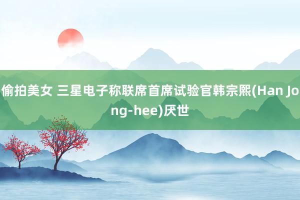 偷拍美女 三星电子称联席首席试验官韩宗熙(Han Jong-hee)厌世